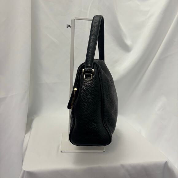 Kate Spade Chester Street Miri Satchel Bag Black Pebbled Leather Shoulder Purse - Picture 3 of 14